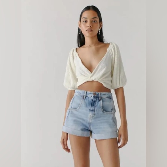 BDG denim high waist shorts - Picture 3 of 8